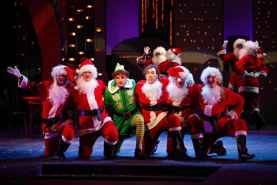 Scenes from Springfield Little Theatre's preview night of "Elf" at the Landers Theatre on Thursday, Nov. 16, 2023.