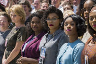 <p>Based on the book of the same name, this biographical drama tells the story of hidden African-American females behind the Apollo space missions of the 1960s. Starring Taraji P. Henson, Octavia Spencer, and Janelle Monae, the film has already won countless awards, and is likely to feature heavily at the Oscars too. (Credit: 20th Century Fox) </p>