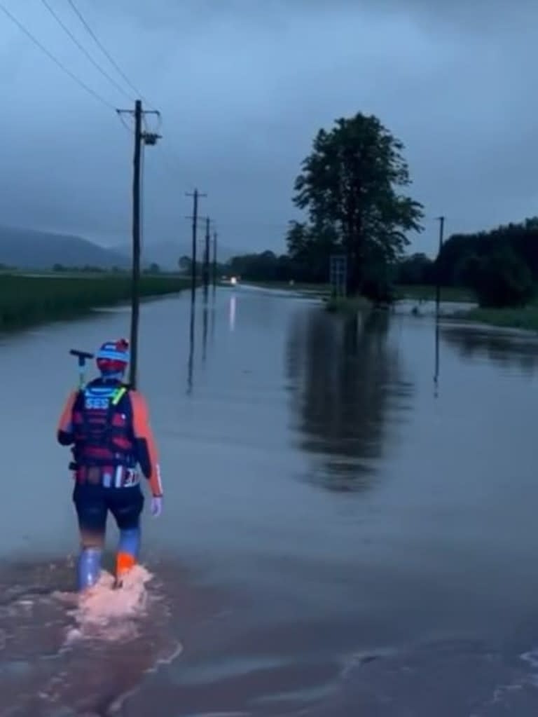 NSW SES crews have responded to hundreds of call outs in the northern rivers region in the past 24-hours. Picture: NSW SES