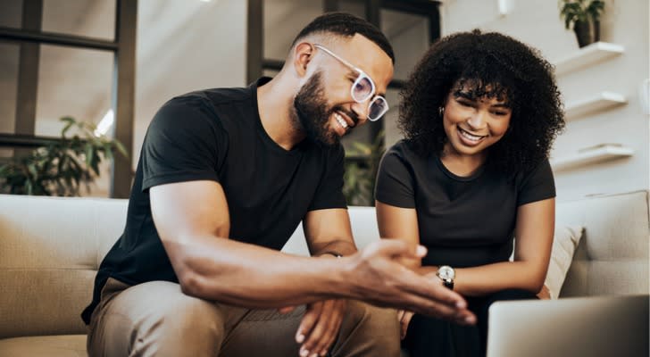 A young couple reviews their financial plan as they consider retiring after working for just 10 years. 