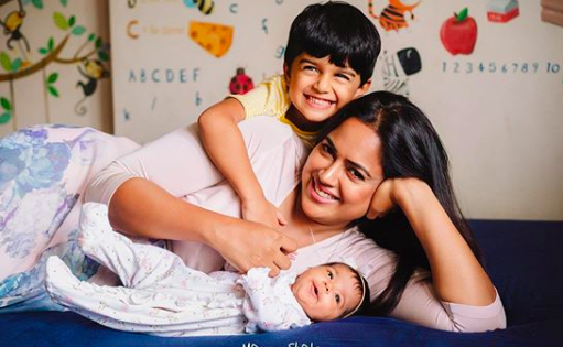 Sameera Reddy and Akshai Varde