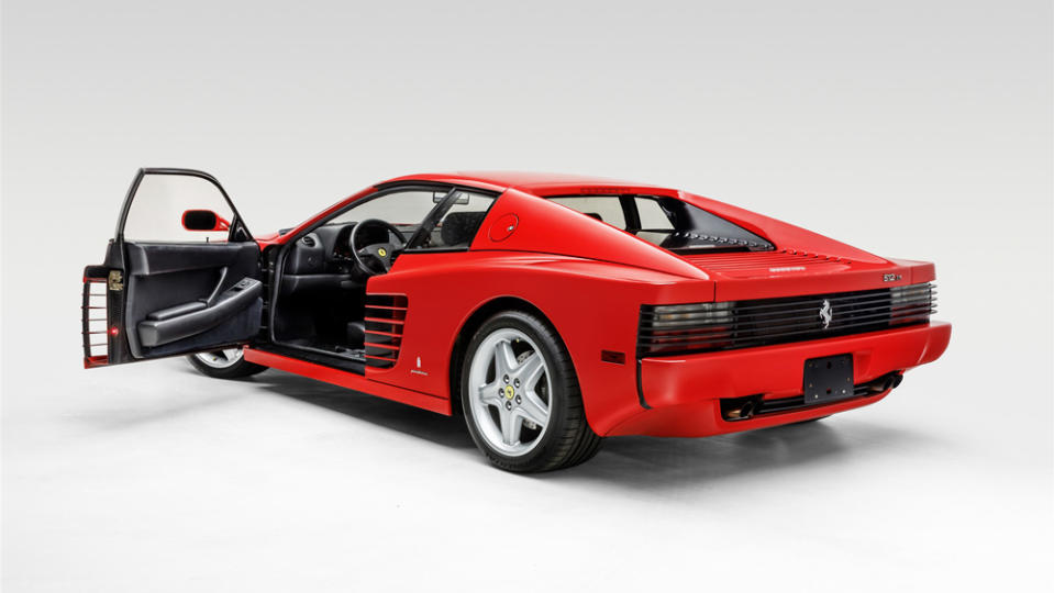 A 1993 Ferrari 512 TR.