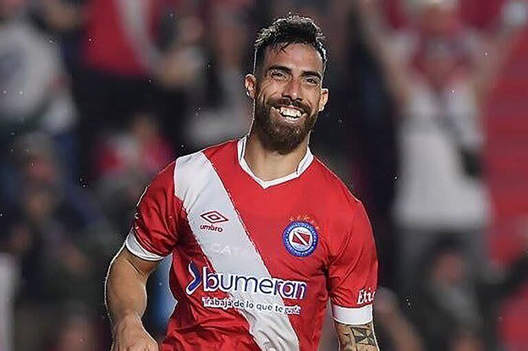 Gabriel Avalos se llenó de gol en su paso por Argentinos Juniors