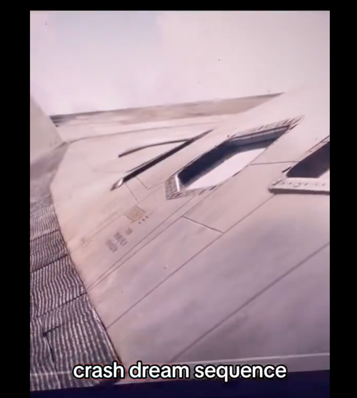 The crash dream sequence is said to hold the key to the movie’s secret (TikTok/Stark_Verse/Paramount/Interstellar)