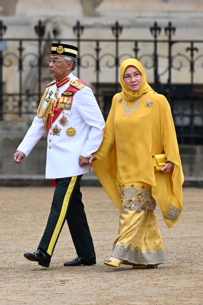 their majesties king charles iii and queen camilla coronation day