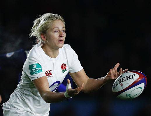 England women's rugby star Ceri Large chases would-be burglar out of her home