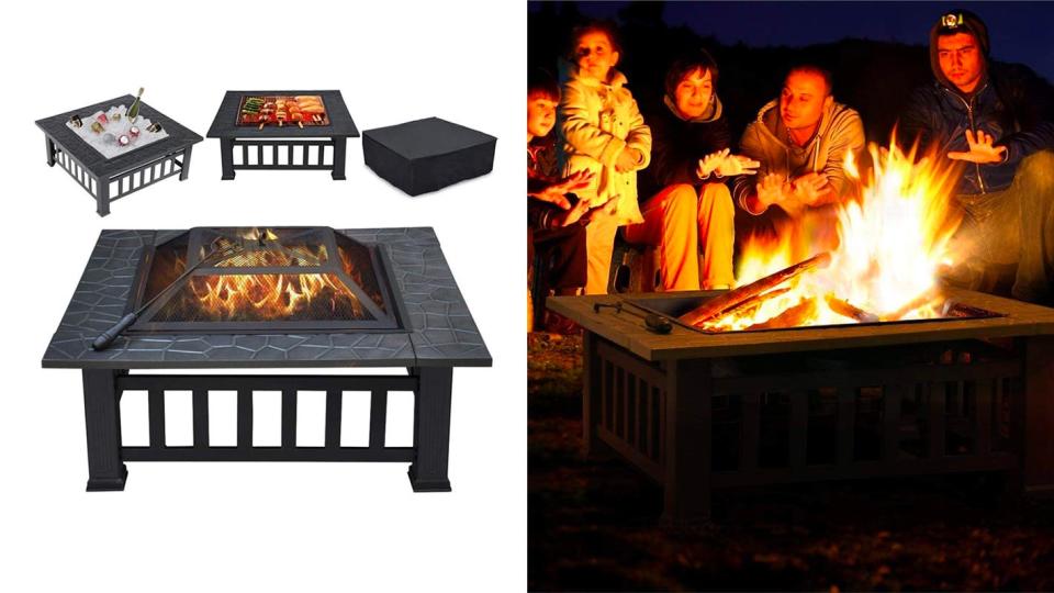 How do you spell comfort? Hint: It starts with fire pit.