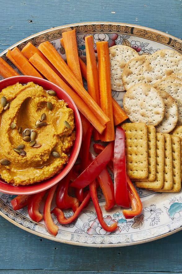 Roasted Garlic and Pumpkin Hummus