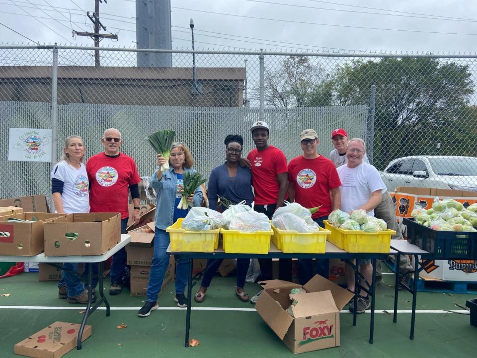 Staff of the New Hope-based Rolling Harvest Food Rescue. The food rescue has several volunteer options the whole family can partake in during the 2023 holiday season.