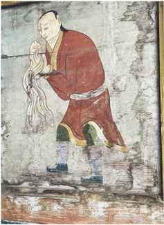 <span class="caption">Painting of a monk in a Buddhist monastery.</span> <span class="attribution"><span class="license">Author provided</span></span>