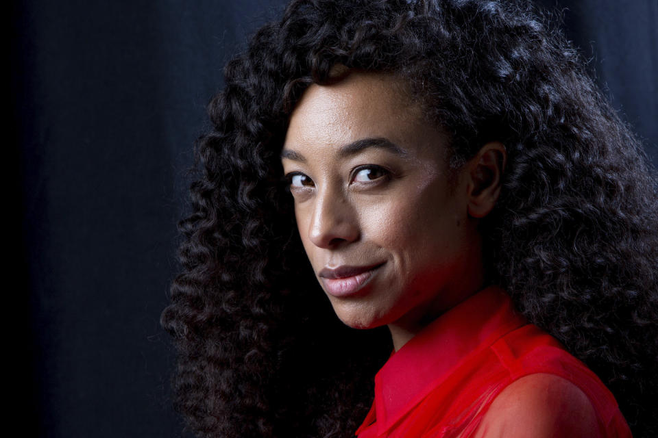 FILE - In this April 18, 2016, file photo, singer Corinne Bailey Rae poses for a portrait in New York. Common and Rae are set to make their debut at the Playboy Jazz Festival at Los Angeles' Hollywood Bowl June 10-11, 2017. (Photo by Amy Sussman/Invision/AP, File)