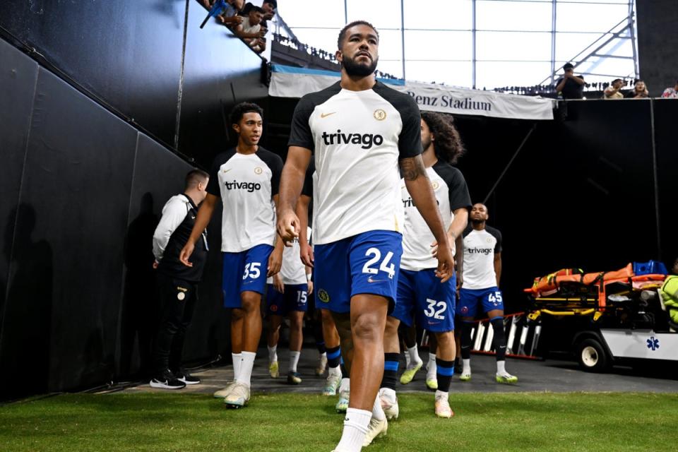 Reece James is eyeing a return this weekend (Chelsea FC via Getty Images)