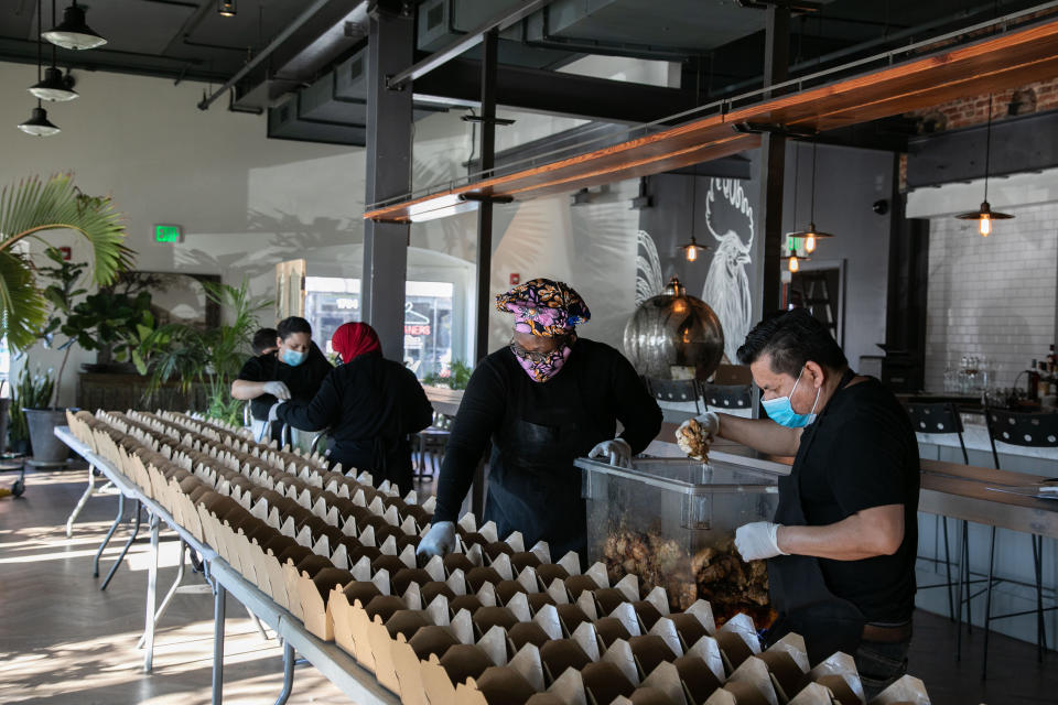 This Venezuelan restaurant in Baltimore turned its kitchen into a free community meal service during the pandemic (Courtesy Alkimiah)