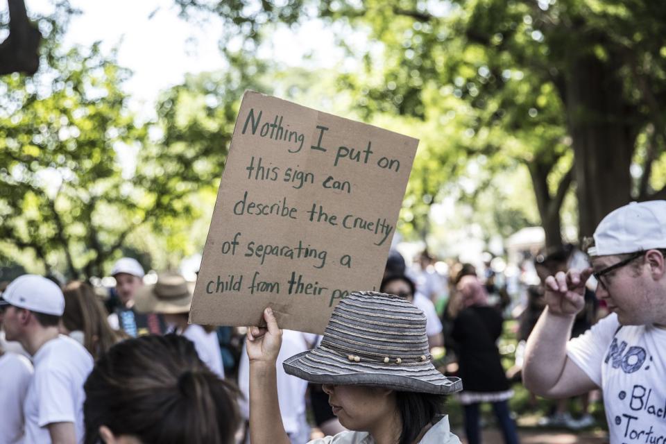 Glamour.com rounded up some of the most powerful signs from the Families Belong Together marches on Saturday.