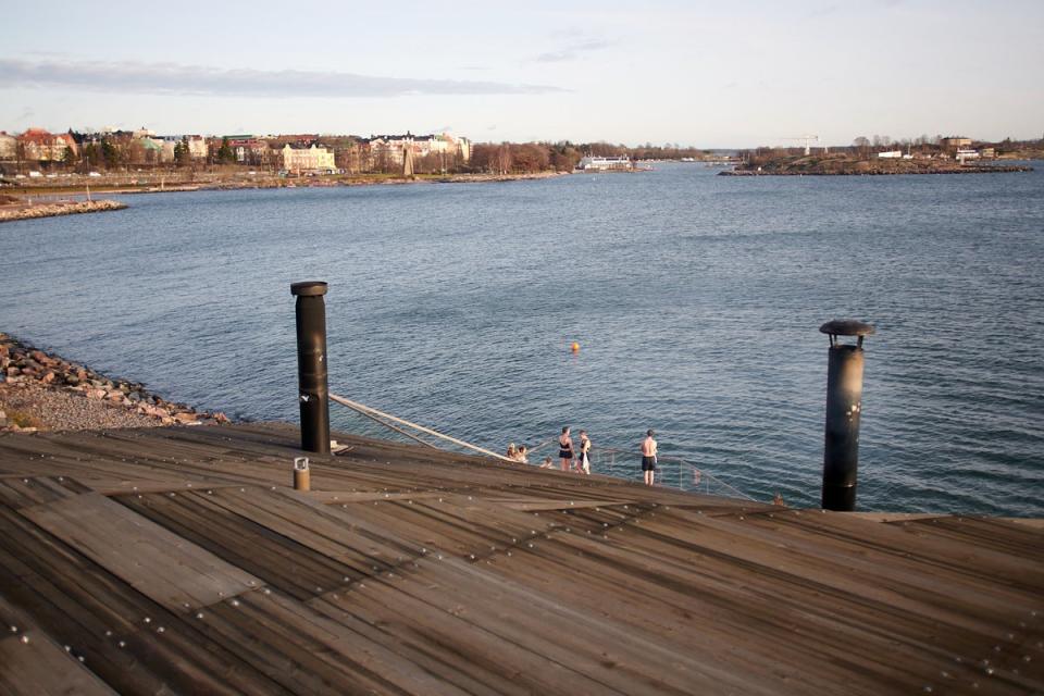 Loyly combines a classic Finnish smoke sauna with two wood-heated saunas (Louise Long)