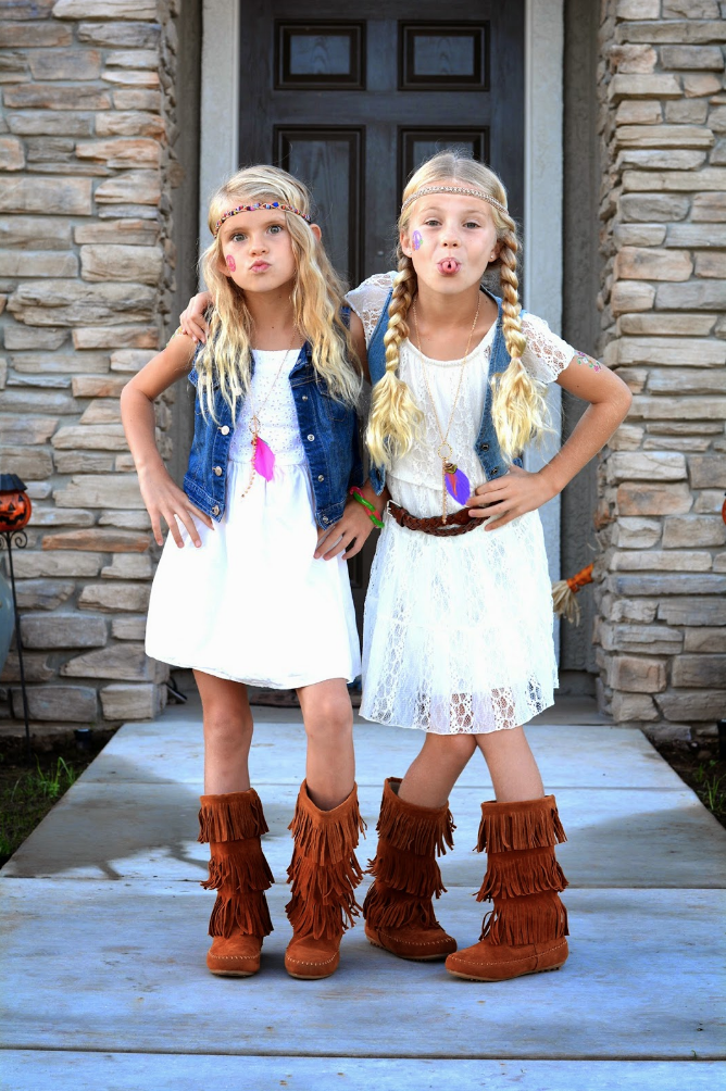 Hippie Halloween Costumes for Best Friends