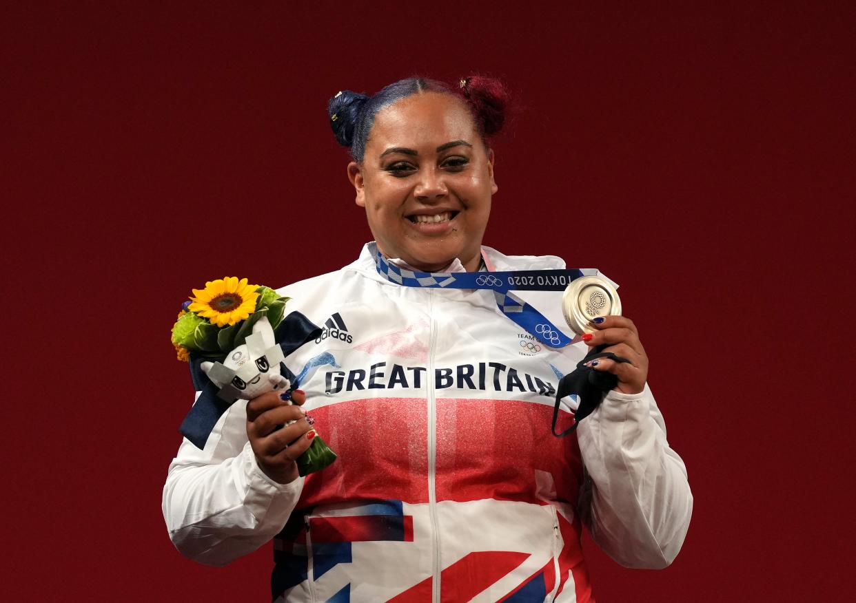 Emily Campbell won silver for Team GB on Monday (Martin Rickett/PA) (PA Wire)