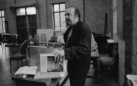 Peter Hall at a staging rehearsal for La Traviata at the Glyndebourne - Credit: Ira Nowinski/Getty