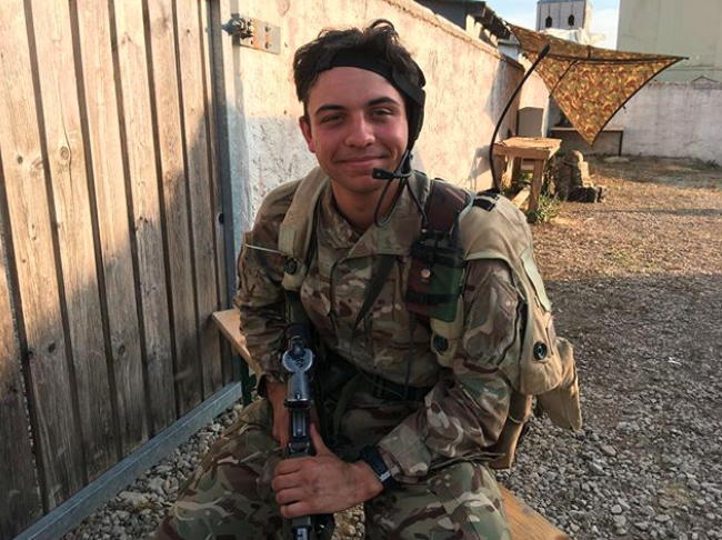 <p>He graduated from Britain’s Royal Military Academy Sandhurst last year after training to be a helicopter pilot. He is now the Jordanian Armed Forces second lieutenant and often posts photos from the job to his Instagram account. Photo: Instagram/alhusseinjo. </p>