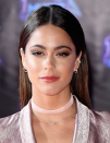 <p>Para el make-up, Tini eligió un estilo natural y sobrio, con un toque smokey muy suave, y labios en rosa brillante.</p>