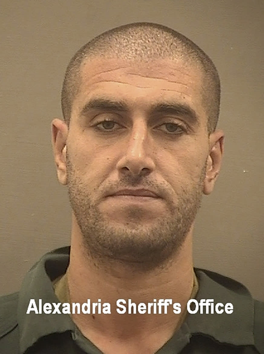 This booking photo provided by the Alexandria, Va., Sheriff's office shows Ramy Zamzam, a northern Virginia man who traveled to Pakistan with four friends nearly 15 years ago seeking to engage in holy war who pleaded guilty Wednesday, April 26, 2023, to a terrorism charge, but he is likely to receive only a 1-day jail sentence. The guilty plea from Zamzam comes after he and his friends spent nearly 13 years in a Pakistani prison after their arrest there in 2009. (Alexandria Sheriff's Office via AP)