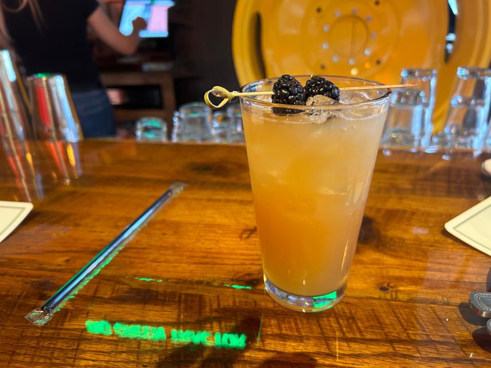 The You Make it Peachy from Jason Aldean's Kitchen + Bar now open on Pittsburgh's North Shore.