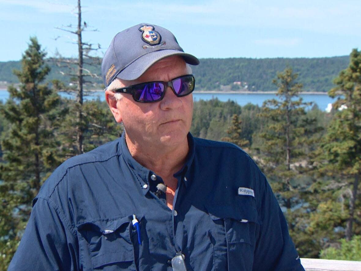 Lighthouse keeper Kenneth Ingersoll said the Swallowtail lighthouse is near and dear to his heart.  (Roger Cosman/CBC News  - image credit)