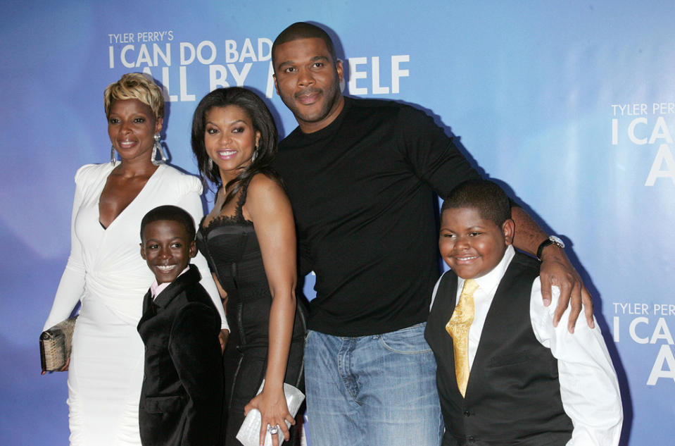 Tyler Perry's I Can Do Bad All By Myself Premiere 2009 Mary J Blige Kweski Boakye Taraji P Henson Tyler Perry Freddy Siglar