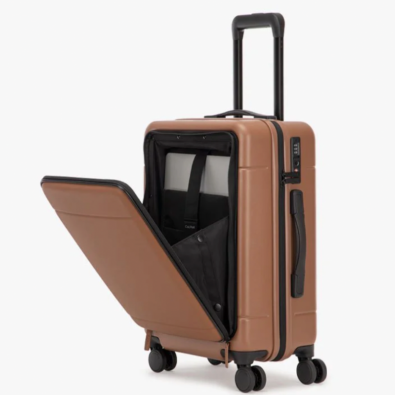 <p><a href="https://go.redirectingat.com?id=74968X1596630&url=https%3A%2F%2Fwww.calpaktravel.com%2Fproducts%2Fhue-carry-on-luggage-with-pocket%2Fhazel&sref=https%3A%2F%2Fwww.esquire.com%2Flifestyle%2Fg44662300%2Feditors-favorite-travel-products%2F" rel="nofollow noopener" target="_blank" data-ylk="slk:Shop Now;elm:context_link;itc:0;sec:content-canvas" class="link ">Shop Now</a></p><p>Hue Front Pocket Carry-On</p><p>$265.00</p><p>calpaktravel.com</p>