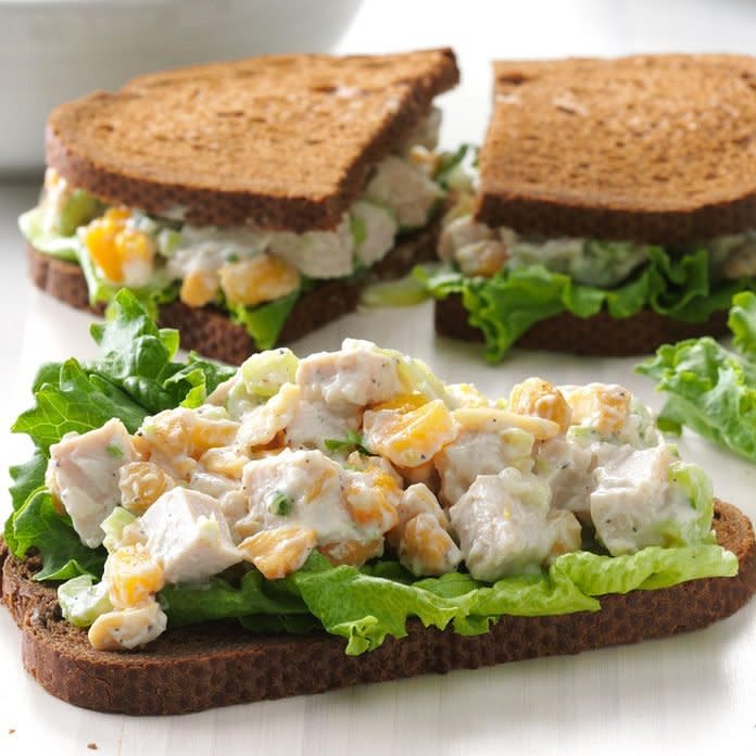 Cashew Turkey Salad Sandwiches