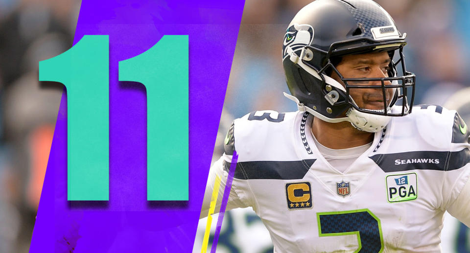 <p>The Seahawks had to survive a stretch of games against the Chargers, Rams, Packers and Panthers. They did that. Seattle is in good shape with five games to go. (Russell Wilson) </p>