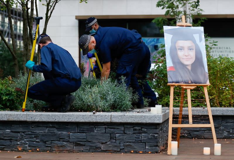 Vigil in memory of Sabina Nessa in London