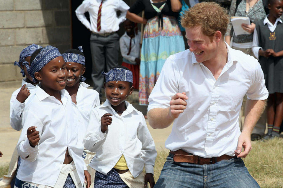 That time we couldn’t be more impressed by his ground-level dance skills in Lesotho.