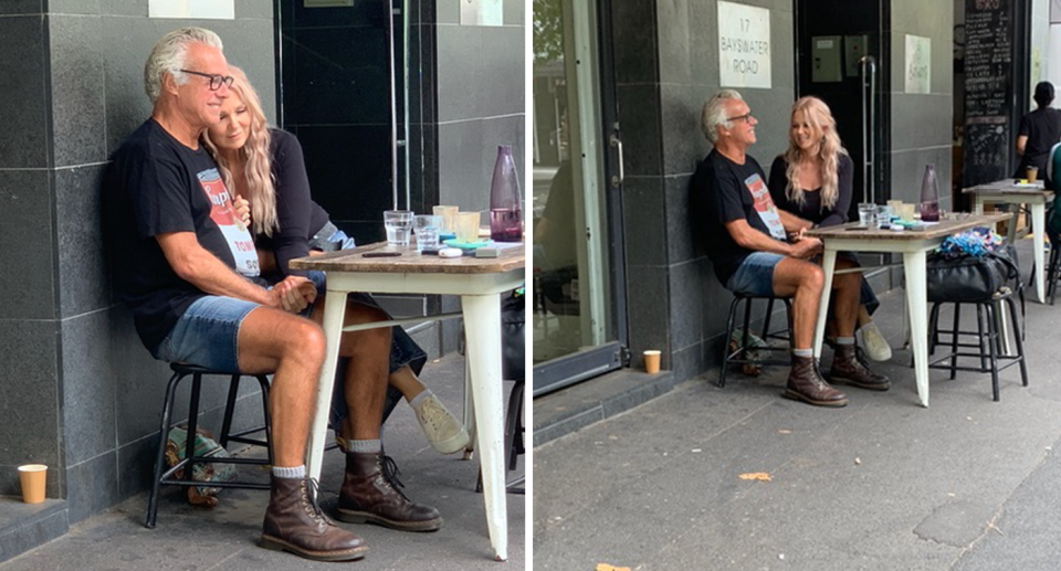 MAFS’ Richard Sauerman and Andrea Thompson on a coffee date in Sydney.