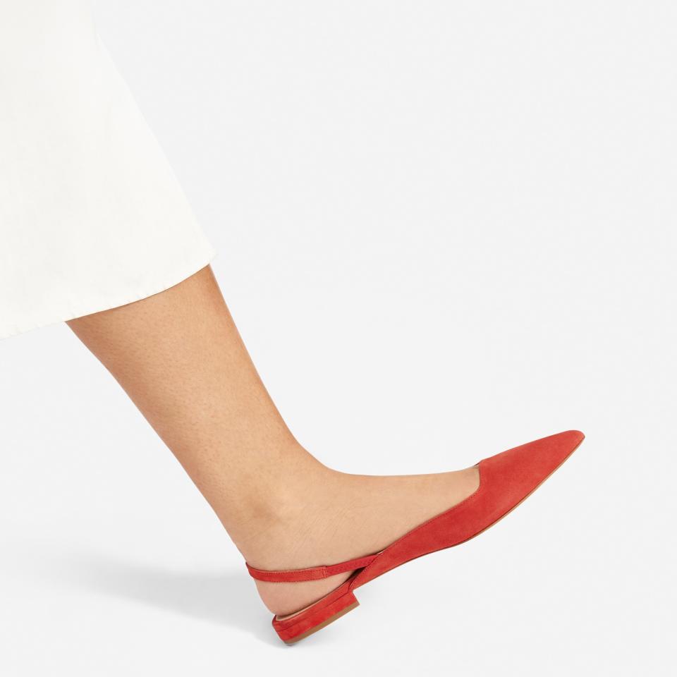 The Editor Slingback in Persimmon (Credit: Everlane)