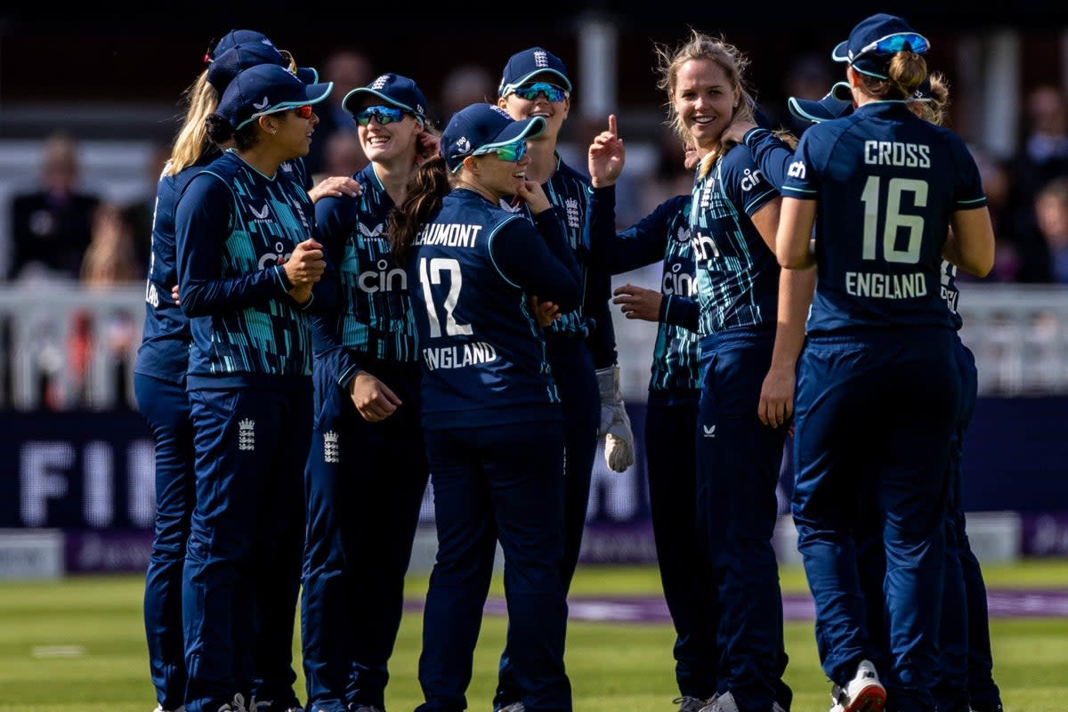 England Women celebrated International Women’s Day (Steven Paston/PA) (PA Wire)