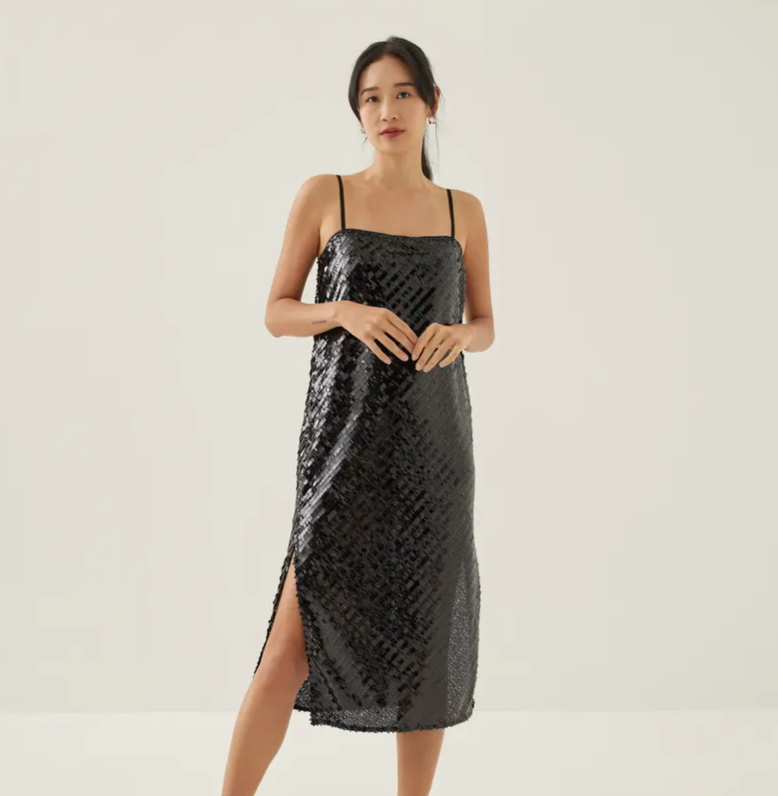 Carter Sequin Column Midi Dress. (PHOTO: Love, Bonito)