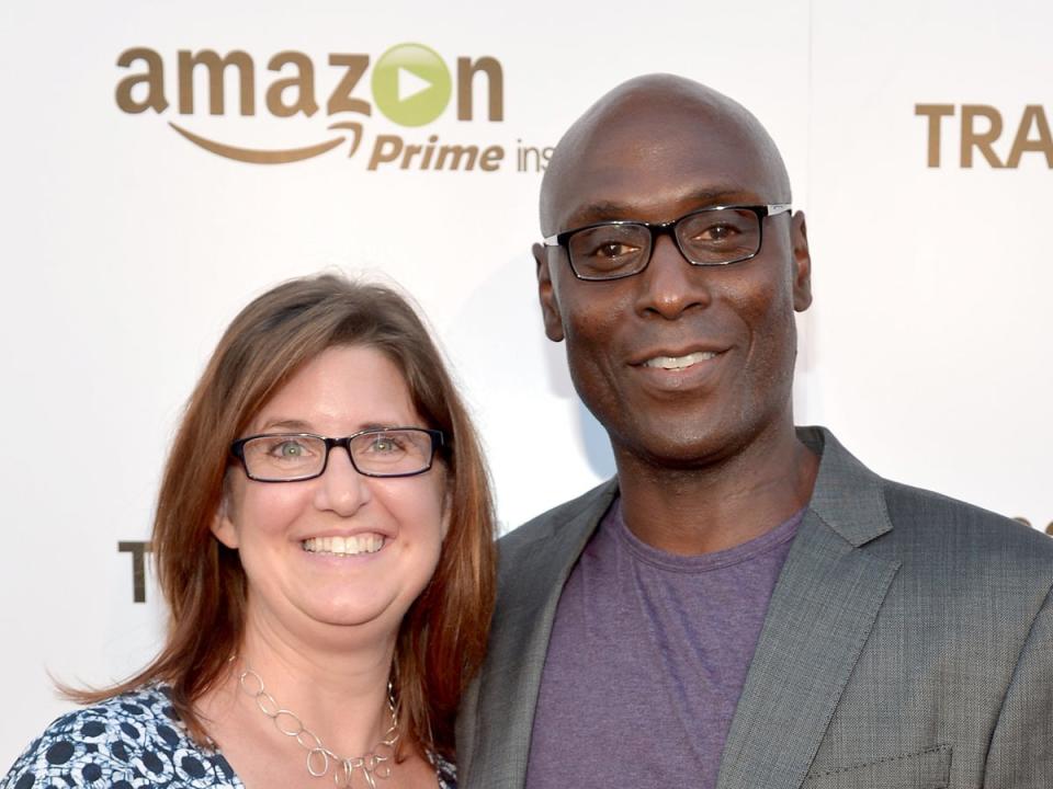 Stephanie and Lance Reddick photographed in 2014 (Getty)