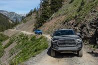 <p>New LED headlights with sequential turn signals announce that the 2020 Tacoma TRD Pro is new. Well, newish. Well, a lot like the 2005 Tacoma with new headlights.</p>