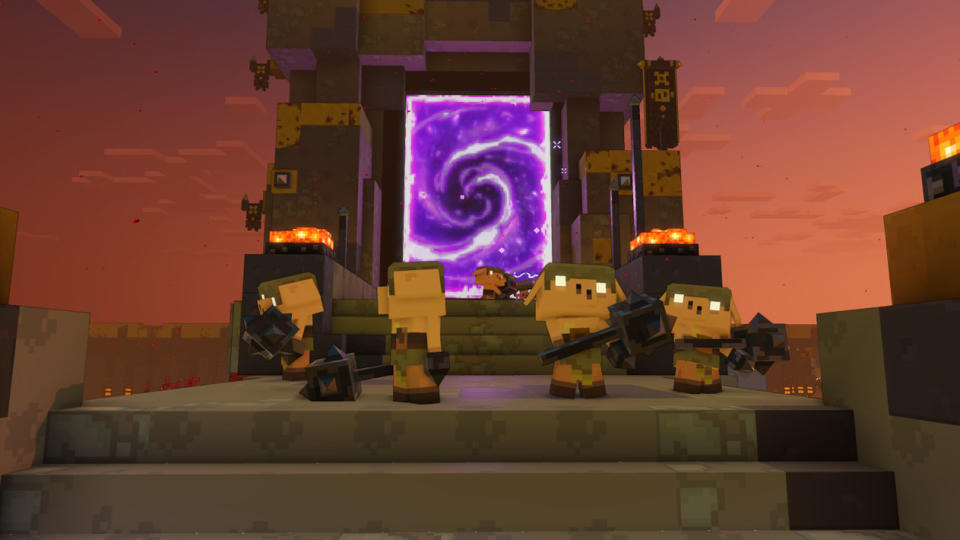 Minecraft Legends Horde of the Bastion portal.