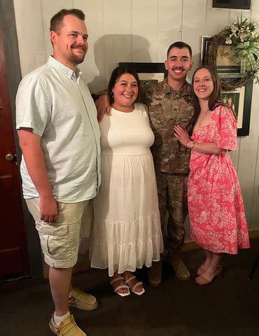 <p>India Dawn Jones</p> India Dawn Jones at her rehearsal dinner with her family, including brother Christian.