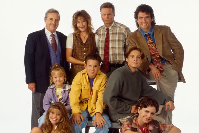 <p>(Photo by ABC Photo Archives/Disney General Entertainment Content via Getty Images) </p> The 'Boy Meets World' cast are pictured.