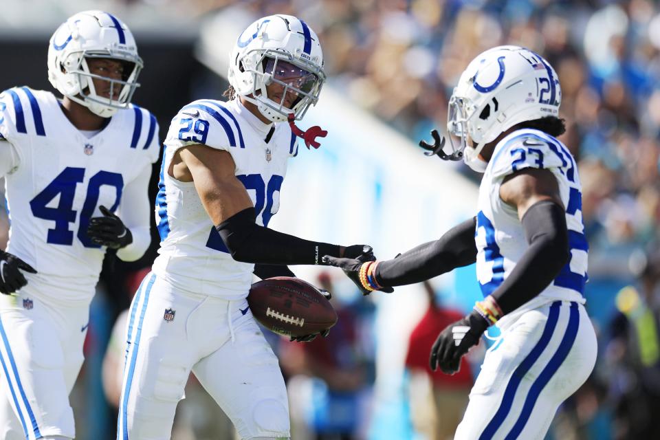 Indianapolis Colts rookie cornerback JuJu Brents already has a forced fumble, a recovered fumble and an interception this season.