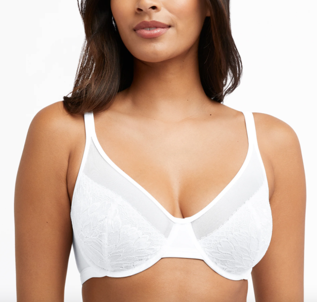 Soma Intimates Full Coverage Bra Doesn't Squeeze Back Fat - V-Style