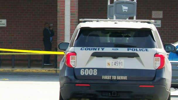 PHOTO: A double fatal shooting occurred at a grocery story in Oxon Hill, Md., on Nov. 4, 2022. (WJLA)