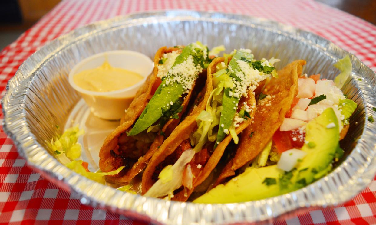 Pescadillas are one of the signature dishes available at Taqueria Acapulco, a new restaurant that opened March 11, 2024, in Bloomington.