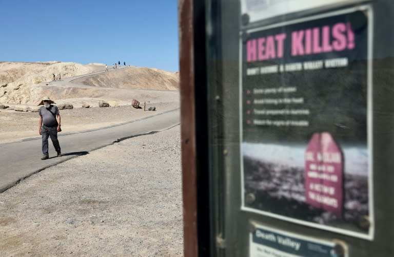 Death Valley is routinely unpleasantly hot, but is expected to see temperatures as high as 122F (MARIO TAMA)