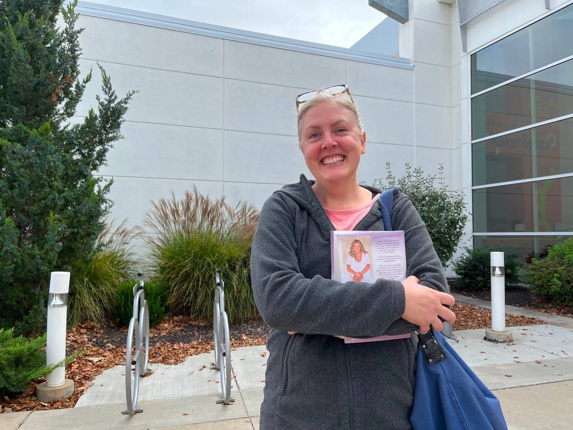 Kari Blair, a 47-year-old speech therapist from Shawnee, said she was happy when Kansans voted down attempts to further restrict abortion rights and voted for Kelly among other Democrats. For her, the August primary was a wake-up call that she needed to pay more attention to politics so that her rights can’t be stripped without her having a say.