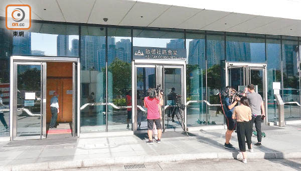 啟德：位於啟德社區會堂的九龍城臨時檢測中心昨日開放，供市民即場做病毒檢測。（陳賜慧攝）