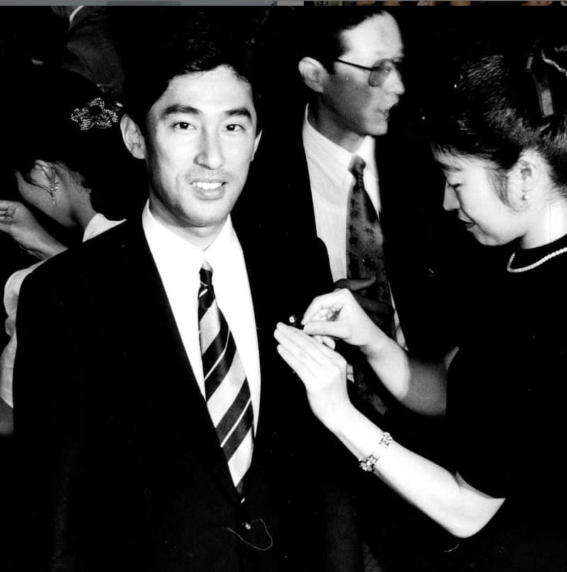 1993年，剛當選眾議員、年僅35歲的岸田文雄。（岸田文雄IG）